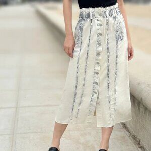 Sally Button Front Skirt